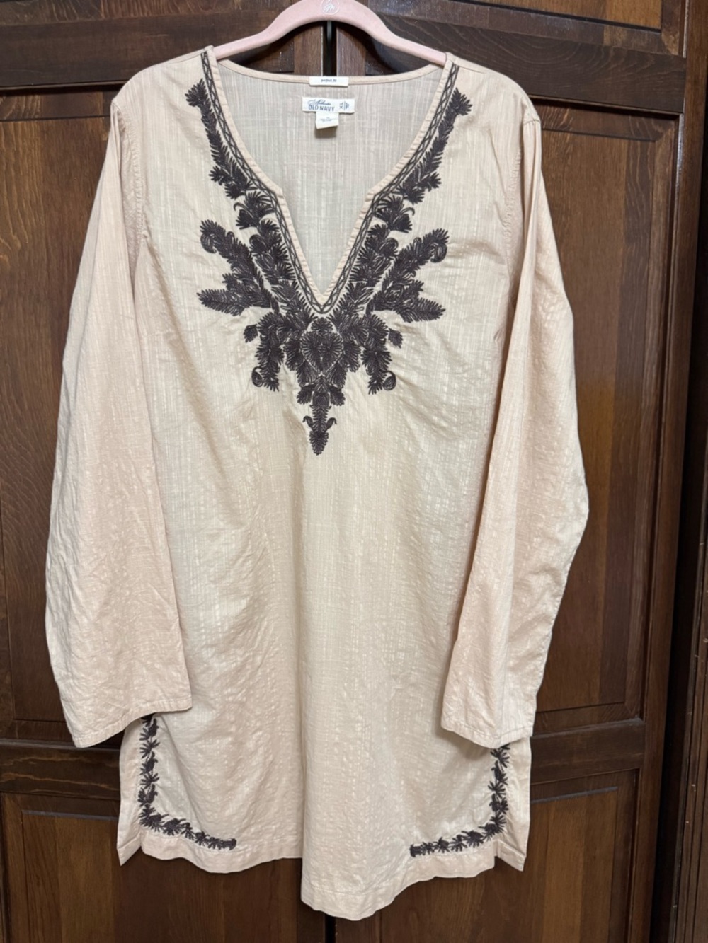 Old Navy Perfect Fit Tunic Beach Coverup Bohemian Blouse - Vacation Ready XL